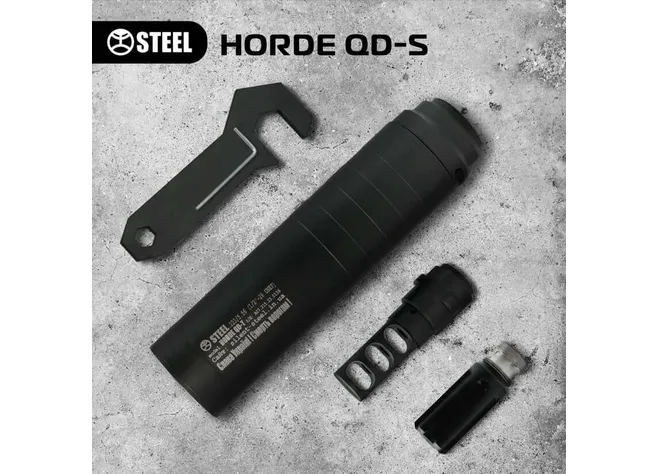 Саундмодератор Steel HORDE QD-S.223 1/2x28 швидкоз'ємний Фото 3